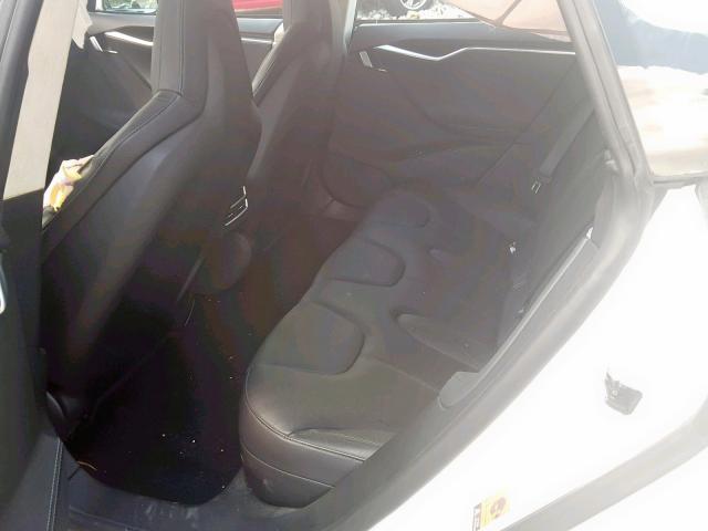 5YJSA1H13EFP32365 - 2014 TESLA MODEL S أبيض صورة 6