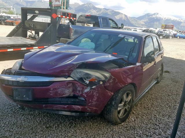 1G1ZT64835F143670 - 2005 CHEVROLET MALIBU MAX 红色 照片 2