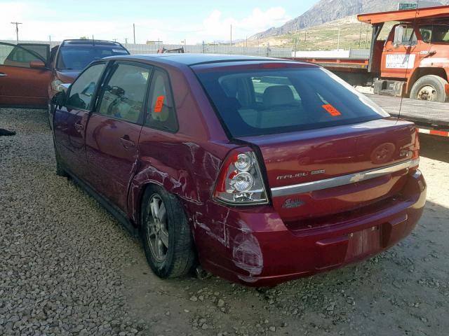 1G1ZT64835F143670 - 2005 CHEVROLET MALIBU MAX 红色 照片 3