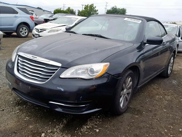 1C3BCBEB9DN531684 - 2013 CHRYSLER 200 TOURIN BLACK photo 2