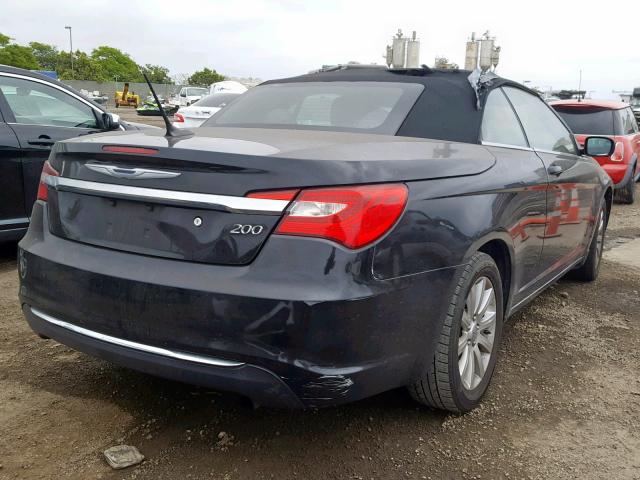 1C3BCBEB9DN531684 - 2013 CHRYSLER 200 TOURIN BLACK photo 4