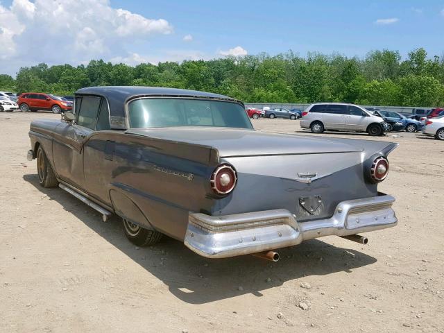 D7FW263482 - 1957 FORD FAIRLANE GRAY photo 3