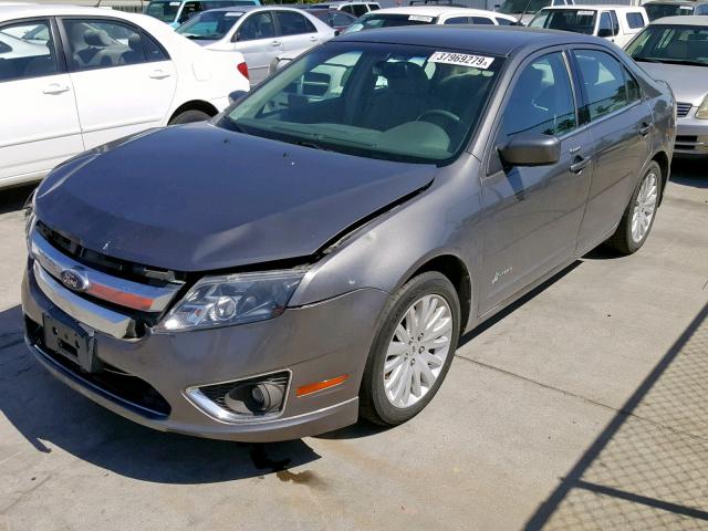 3FADP0L39BR180963 - 2011 FORD FUSION HYB GRAY photo 2