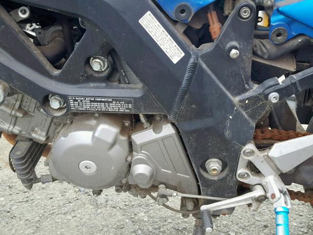 JS1VP53A162103017 - 2006 SUZUKI SV650 BLUE photo 7