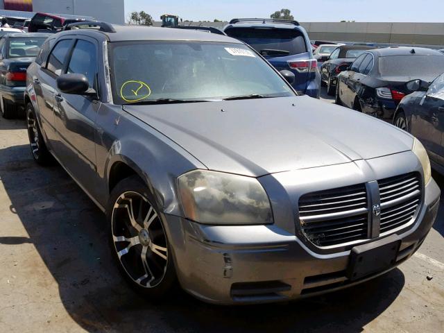 2D4FV48T45H546937 - 2005 DODGE MAGNUM SE GRAY photo 1