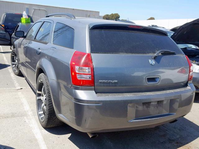 2D4FV48T45H546937 - 2005 DODGE MAGNUM SE GRAY photo 3