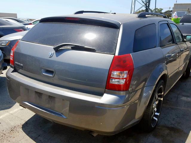 2D4FV48T45H546937 - 2005 DODGE MAGNUM SE GRAY photo 4