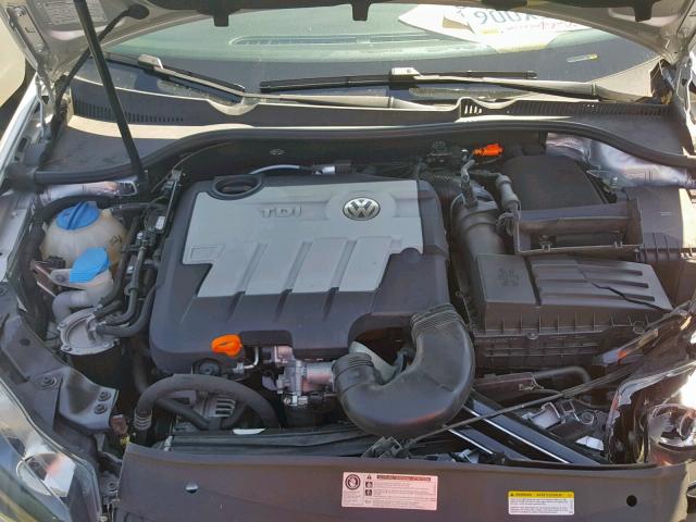 3VWPL7AJ9DM647292 - 2013 VOLKSWAGEN JETTA TDI SILVER photo 7