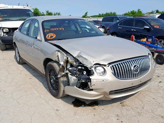 2G4WC582881182434 - 2008 BUICK LACROSSE C BEIGE photo 1