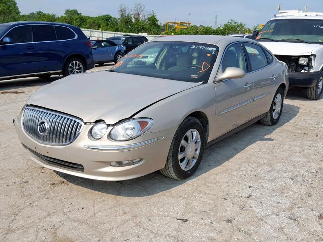 2G4WC582881182434 - 2008 BUICK LACROSSE C BEIGE photo 2