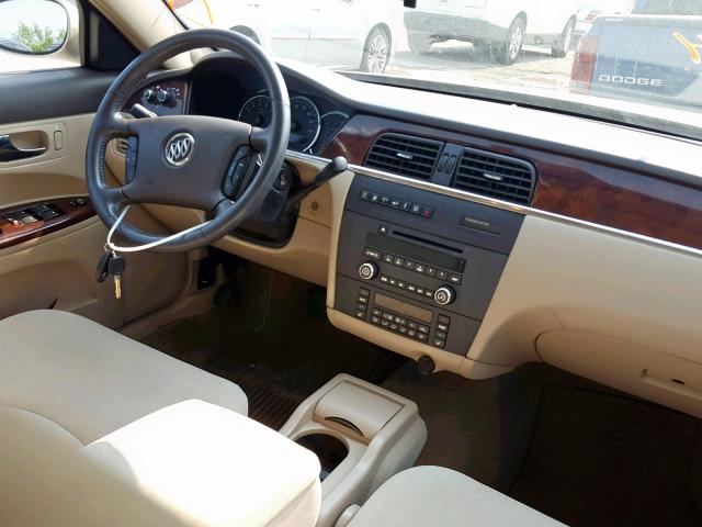 2G4WC582881182434 - 2008 BUICK LACROSSE C BEIGE photo 9