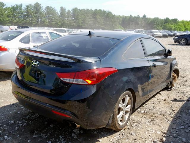 KMHDH6AE6DU023364 - 2013 HYUNDAI ELANTRA CO BLACK photo 4