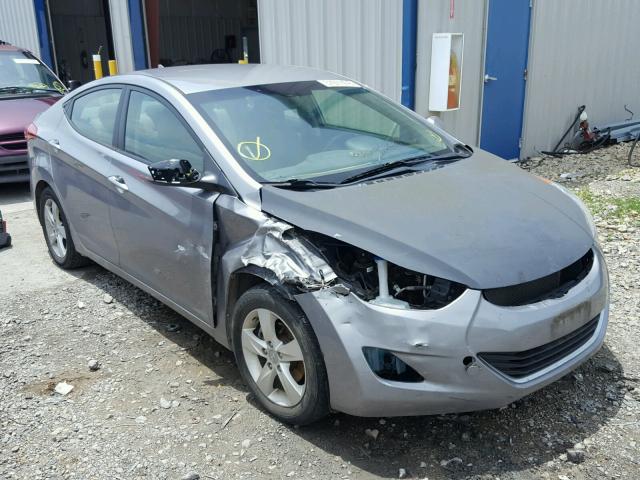 KMHDH4AE9CU274365 - 2012 HYUNDAI ELANTRA GL SILVER photo 1