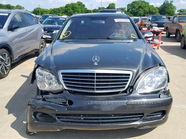 WDBNG70J83A323647 - 2003 MERCEDES-BENZ S 430 GRAY photo 9