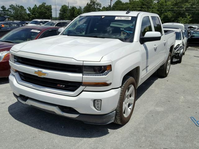 3GCUKRECXHG456999 - 2017 CHEVROLET SILVERADO WHITE photo 2