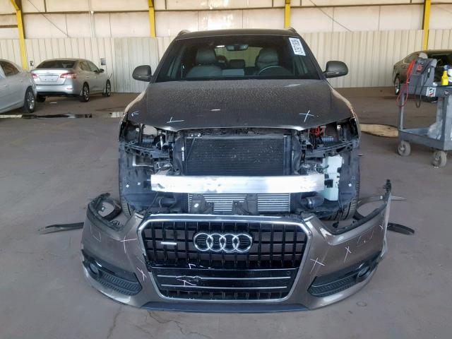 WA1GFCFSXFR014171 - 2015 AUDI Q3 PRESTIG GRAY photo 9