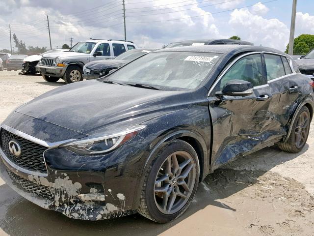 SJKCH5CP9HA024893 - 2017 INFINITI QX30 BASE BLACK photo 2