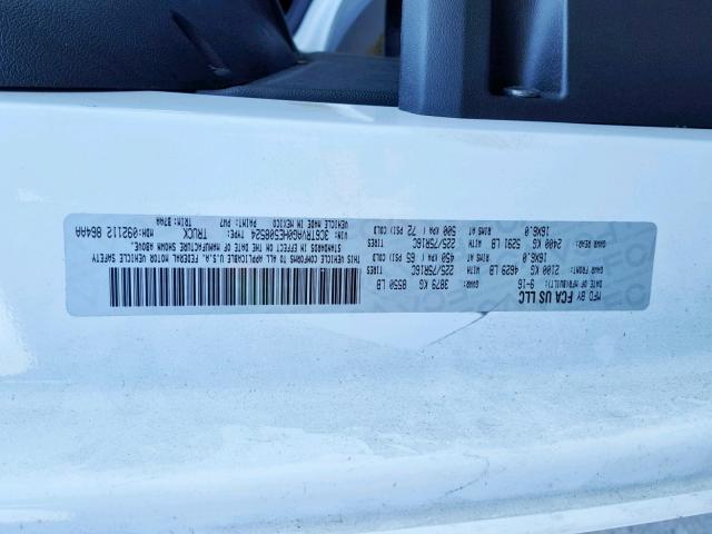 3C6TRVAG0HE508524 - 2017 RAM PROMASTER 白色 照片 10