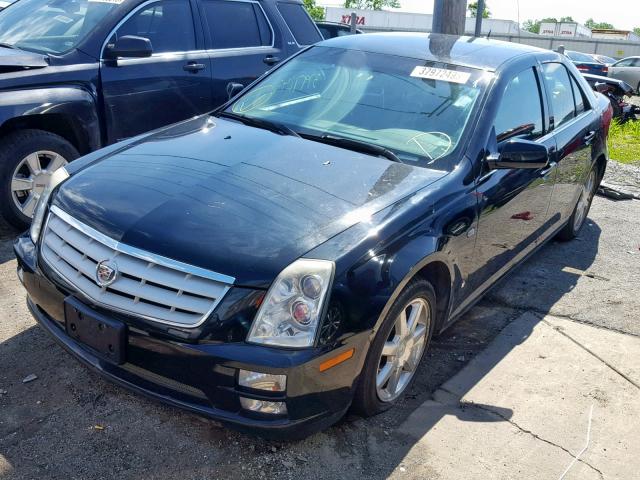 1G6DC67A670178874 - 2007 CADILLAC STS BLACK photo 2