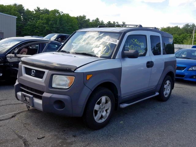 5J6YH28513L004689 - 2003 HONDA ELEMENT EX SILVER photo 2