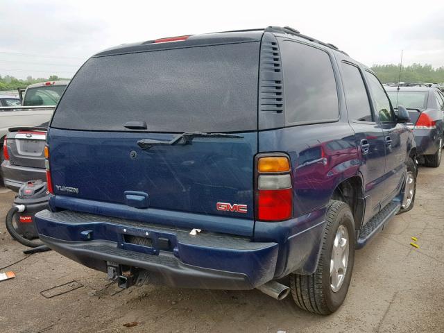 1GKEK63U85J266230 - 2005 GMC YUKON DENA GREEN photo 4