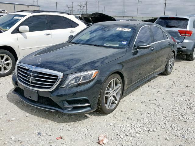 WDDUG8CBXEA046869 - 2014 MERCEDES-BENZ S 550 BLACK photo 2