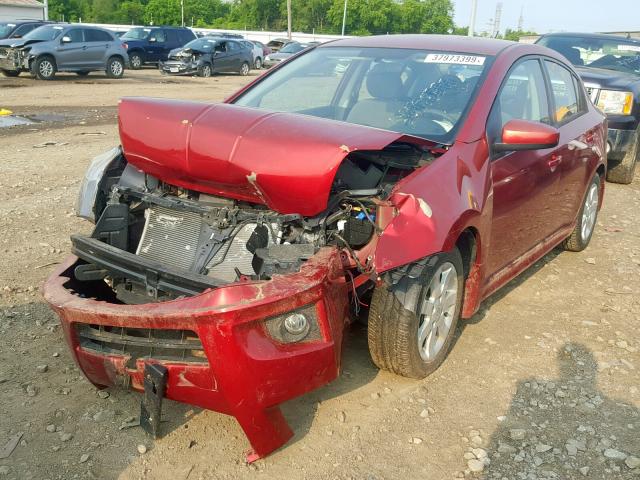 3N1AB6AP4BL650102 - 2011 NISSAN SENTRA 2.0 ORANGE photo 2