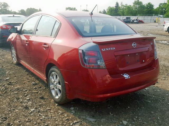 3N1AB6AP4BL650102 - 2011 NISSAN SENTRA 2.0 ORANGE photo 3