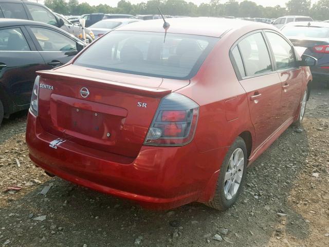 3N1AB6AP4BL650102 - 2011 NISSAN SENTRA 2.0 ORANGE photo 4