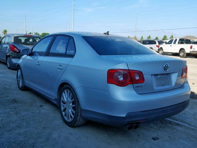 3VWTJ71K17M096521 - 2007 VOLKSWAGEN JETTA GLI SILVER photo 3