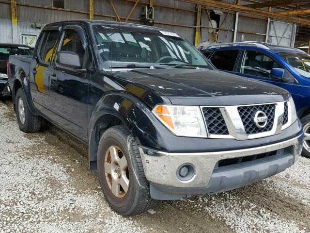 1N6AD07U46C464527 - 2006 NISSAN FRONTIER C BLACK photo 1