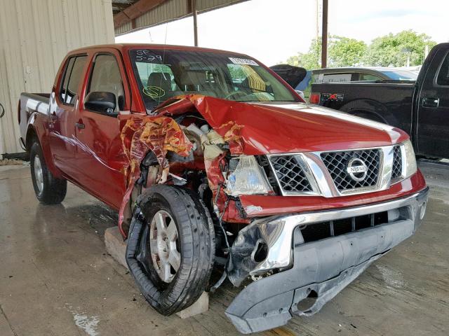 1N6AD07U46C419331 - 2006 NISSAN FRONTIER C RED photo 1