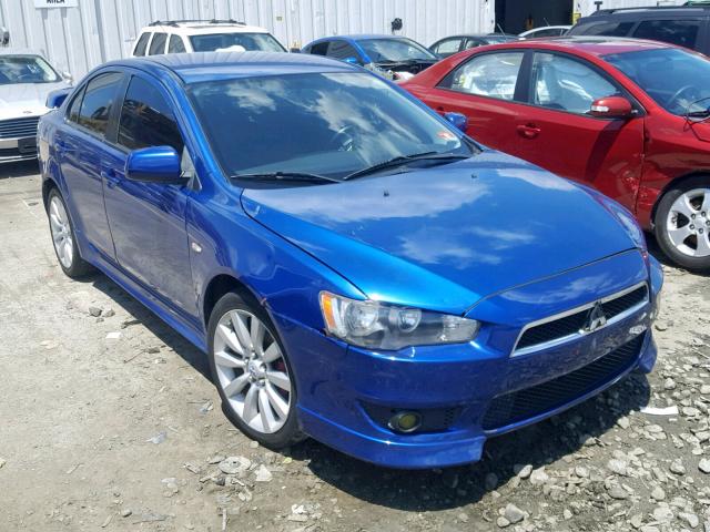 JA3AU86U08U010600 - 2008 MITSUBISHI LANCER GTS BLUE photo 1