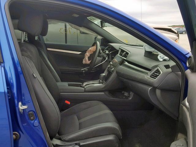 2HGFC2F8XKH513511 - 2019 HONDA CIVIC SPOR BLUE photo 5