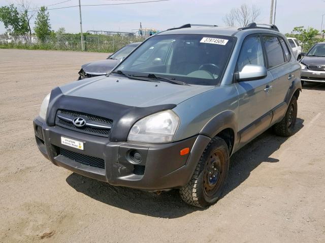 KM8JM12D96U404331 - 2006 HYUNDAI TUCSON GL BLUE photo 2