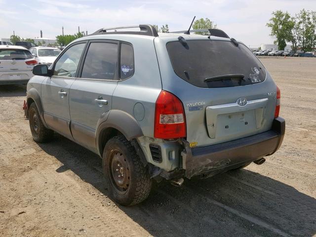 KM8JM12D96U404331 - 2006 HYUNDAI TUCSON GL BLUE photo 3