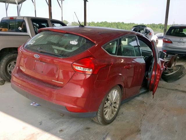 1FADP3N29GL330498 - 2016 FORD FOCUS TITA RED photo 4