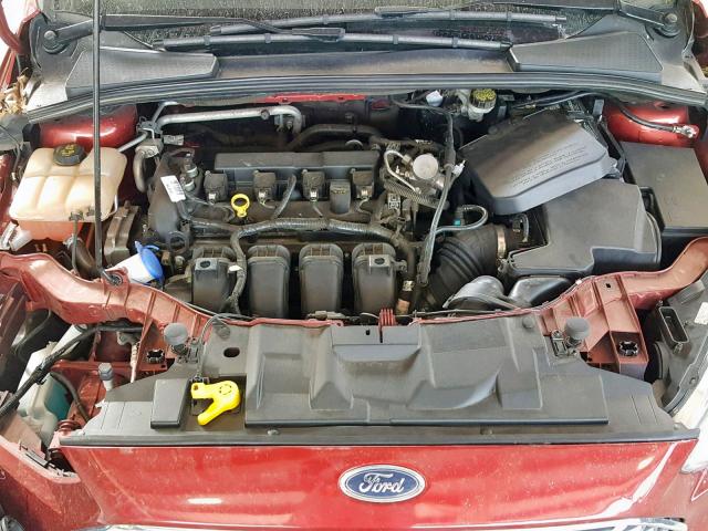 1FADP3N29GL330498 - 2016 FORD FOCUS TITA RED photo 7