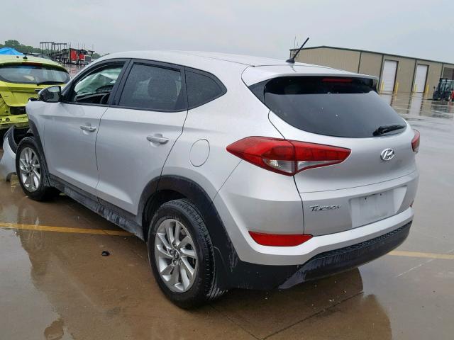 KM8J23A40JU694714 - 2018 HYUNDAI TUCSON SE SILVER photo 3