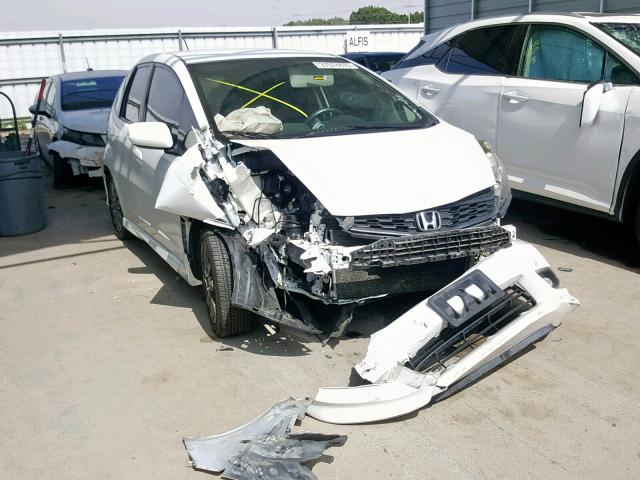 JHMGE8H56DC064349 - 2013 HONDA FIT SPORT WHITE photo 1