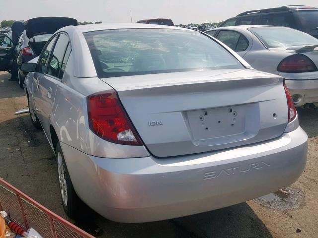 1G8AJ52F95Z160231 - 2005 SATURN ION LEVEL SILVER photo 3