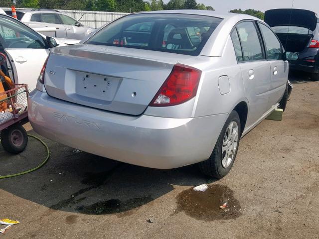 1G8AJ52F95Z160231 - 2005 SATURN ION LEVEL SILVER photo 4
