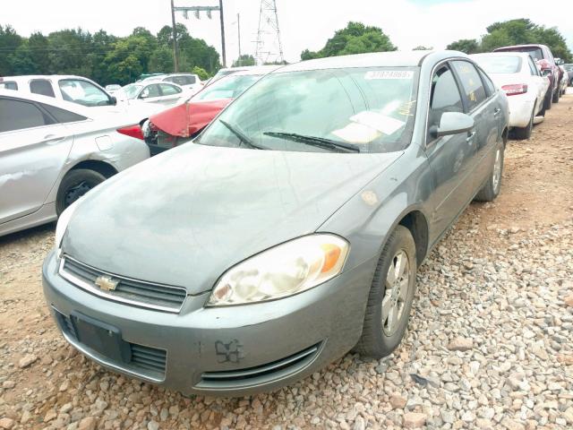 2G1WT58K081282153 - 2008 CHEVROLET IMPALA LT SILVER photo 2