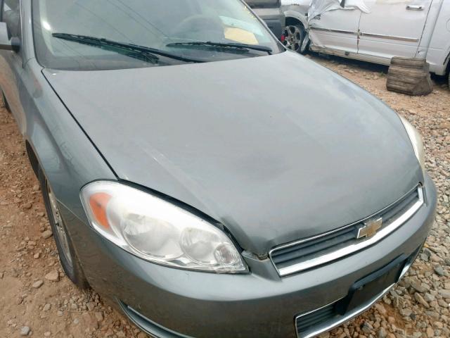 2G1WT58K081282153 - 2008 CHEVROLET IMPALA LT SILVER photo 9