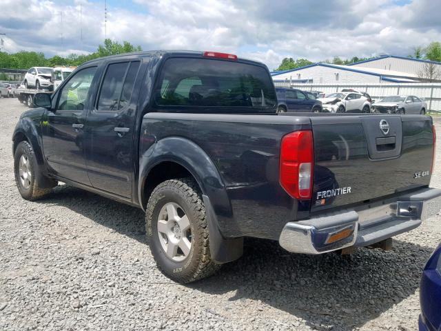 1N6AD07W88C408949 - 2008 NISSAN FRONTIER C BLACK photo 3