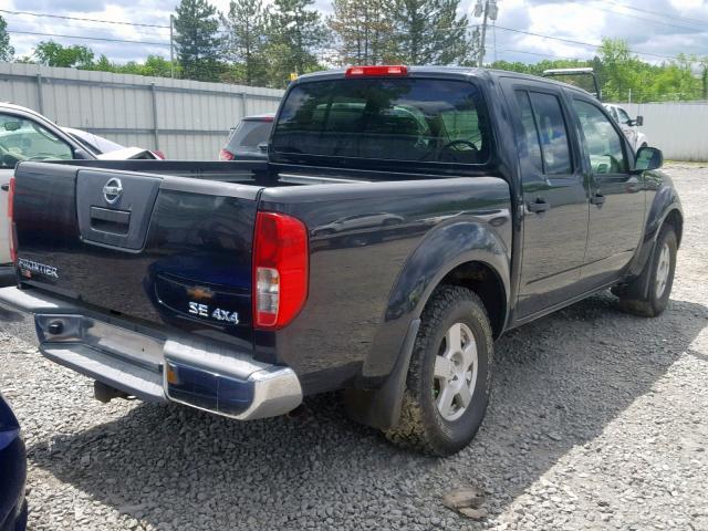 1N6AD07W88C408949 - 2008 NISSAN FRONTIER C BLACK photo 4