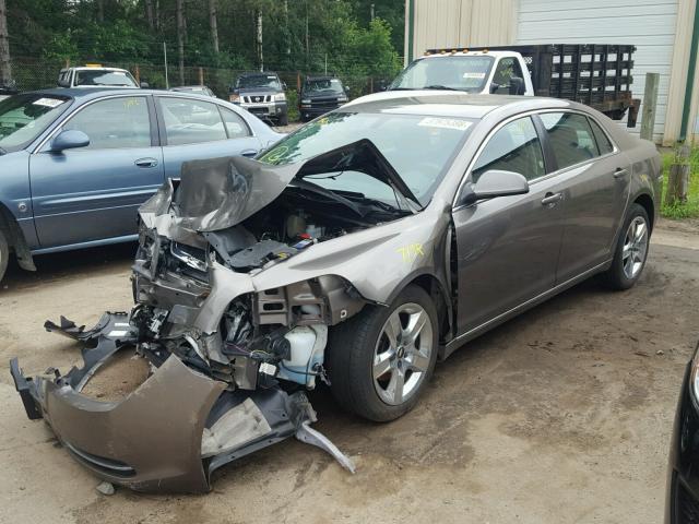 1G1ZC5EB5AF183523 - 2010 CHEVROLET MALIBU 1LT 灰色 照片 2