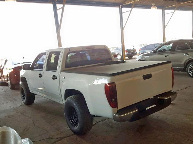 1GCDS13E278147537 - 2007 CHEVROLET COLORADO WHITE photo 3