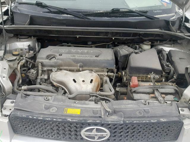 JTLKE50E881010563 - 2008 TOYOTA SCION XB 银色 照片 7