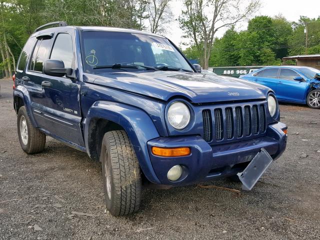 1J4GL58K82W234423 - 2002 JEEP LIBERTY LI BLUE photo 1